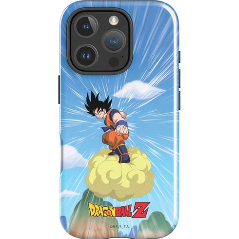 Dragon Ball Z Goku and Nimbus iPhone 16 Pro Max Impact Case